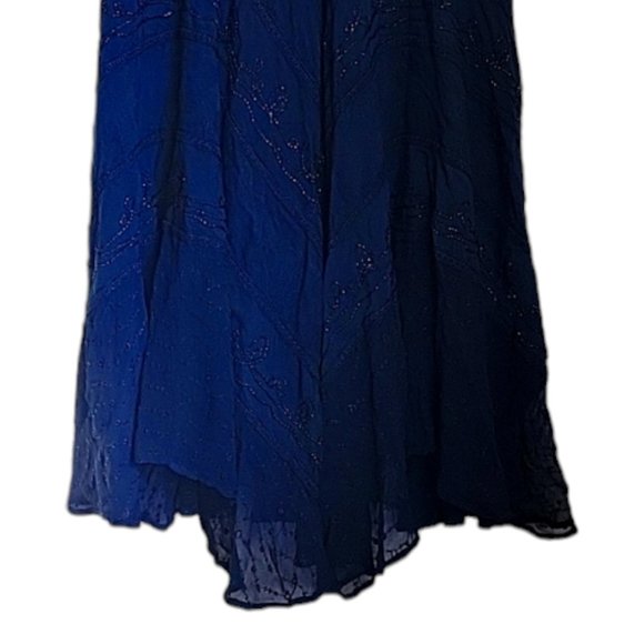 Sakkas Embroidered Dress, Size L/XL, Navy Blue - Picture 7 of 14